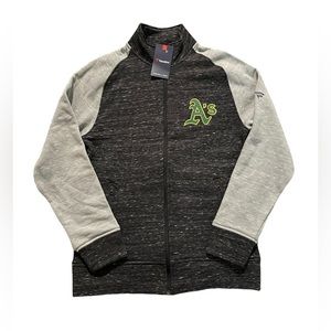 ⚾️ NEW Oakland Athletics Coat Jacket Fanatics MLab Gray Green Mens size Medium